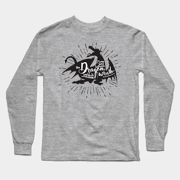 A Dragon's Wrath Long Sleeve T-Shirt by DavidByronHicks